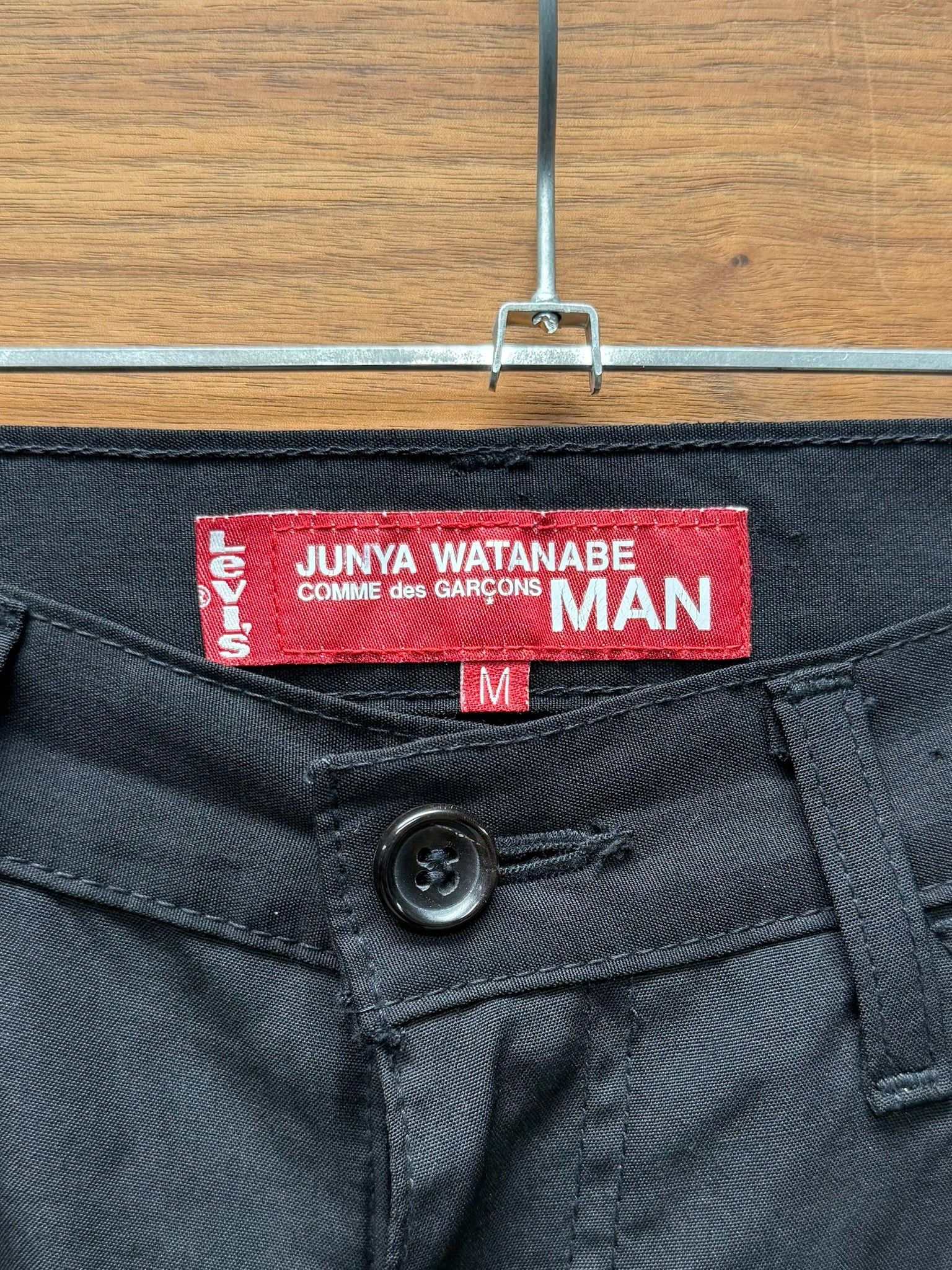 Junya Watanabe SS2002 Junya Watanabe x Levi’s ‘Earth’s Parasites’ Poem Black Trousers Size US 32 / EU 48 - 3 Thumbnail