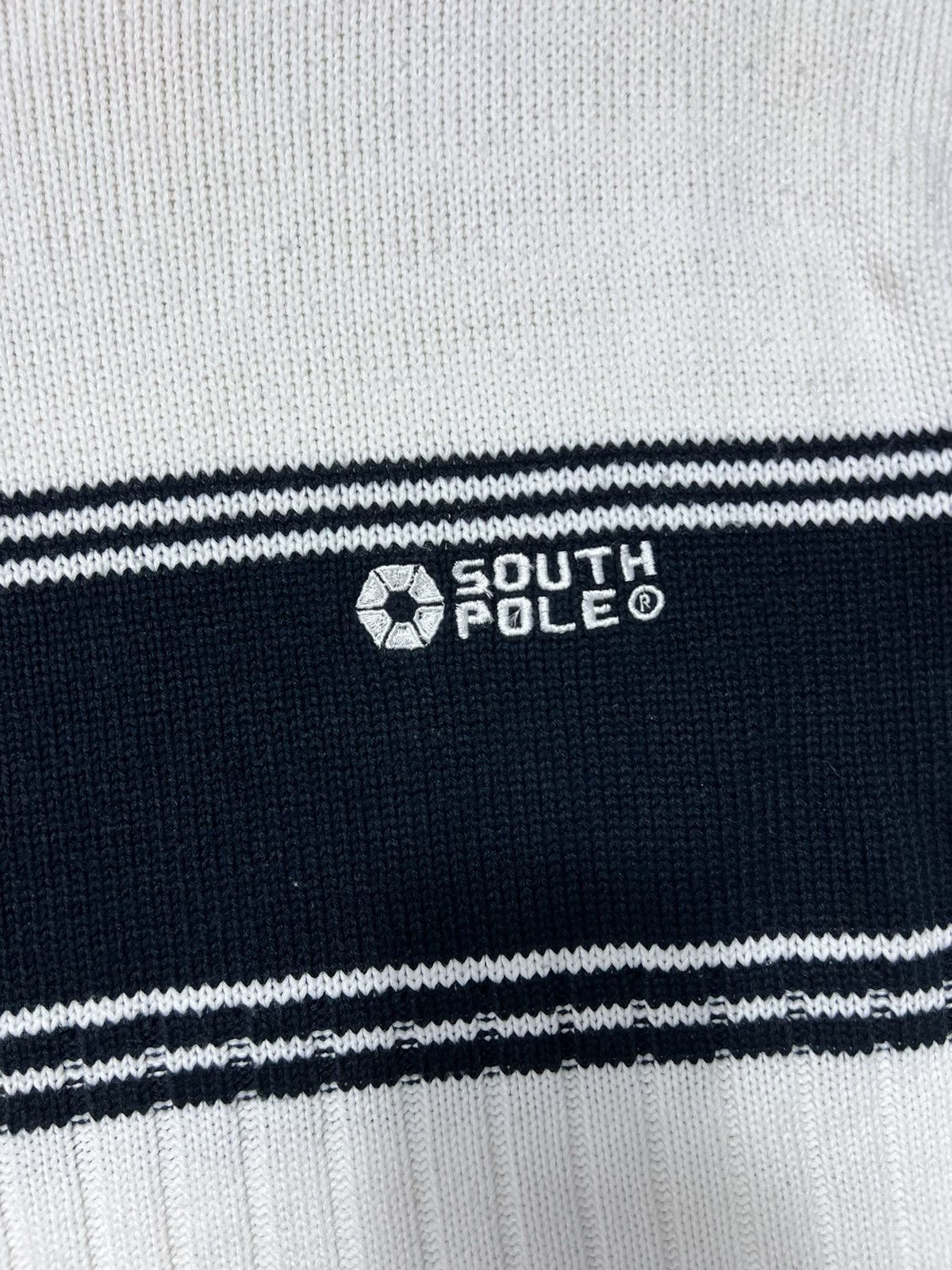 Southpole Sweater South Pole vintage white black skate Size US XL / EU 56 / 4 - 2 Thumbnail