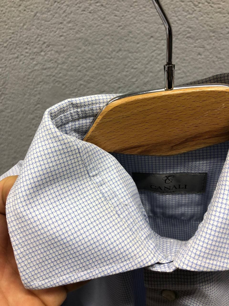 Canali Canali mens shirt size 40 / Medium Size US M / EU 48-50 / 2 - 8 Thumbnail