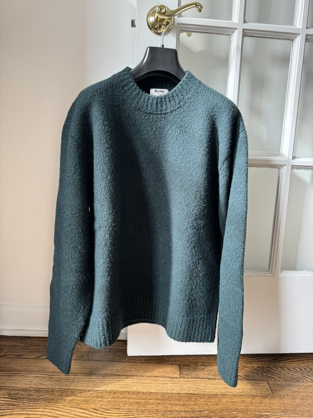 Acne Studios Acne Studios Green Wool + Cashmere Sweater Size US S / EU 44-46 / 1 - 1 Thumbnail