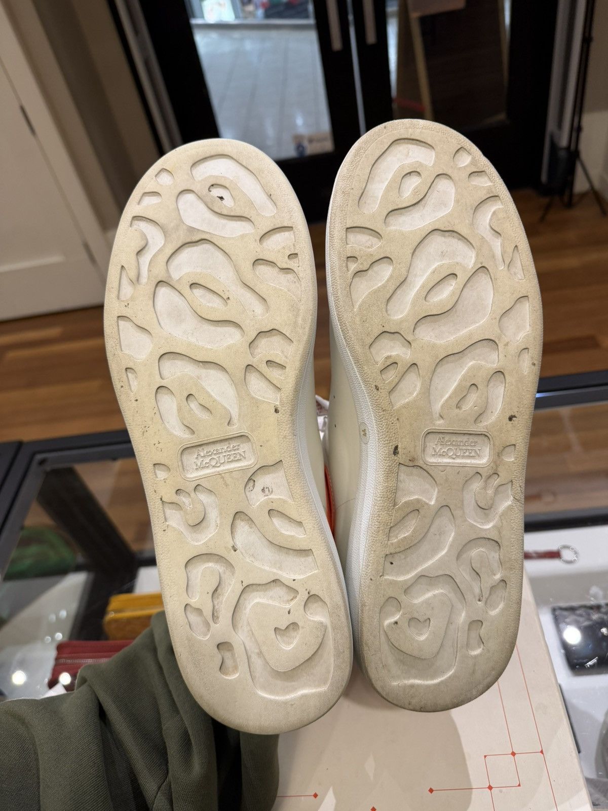 Alexander McQueen Alexander McQueen Oversized Sneaker - Warm Orange Heel Size US 11 / EU 44 - 5 Thumbnail