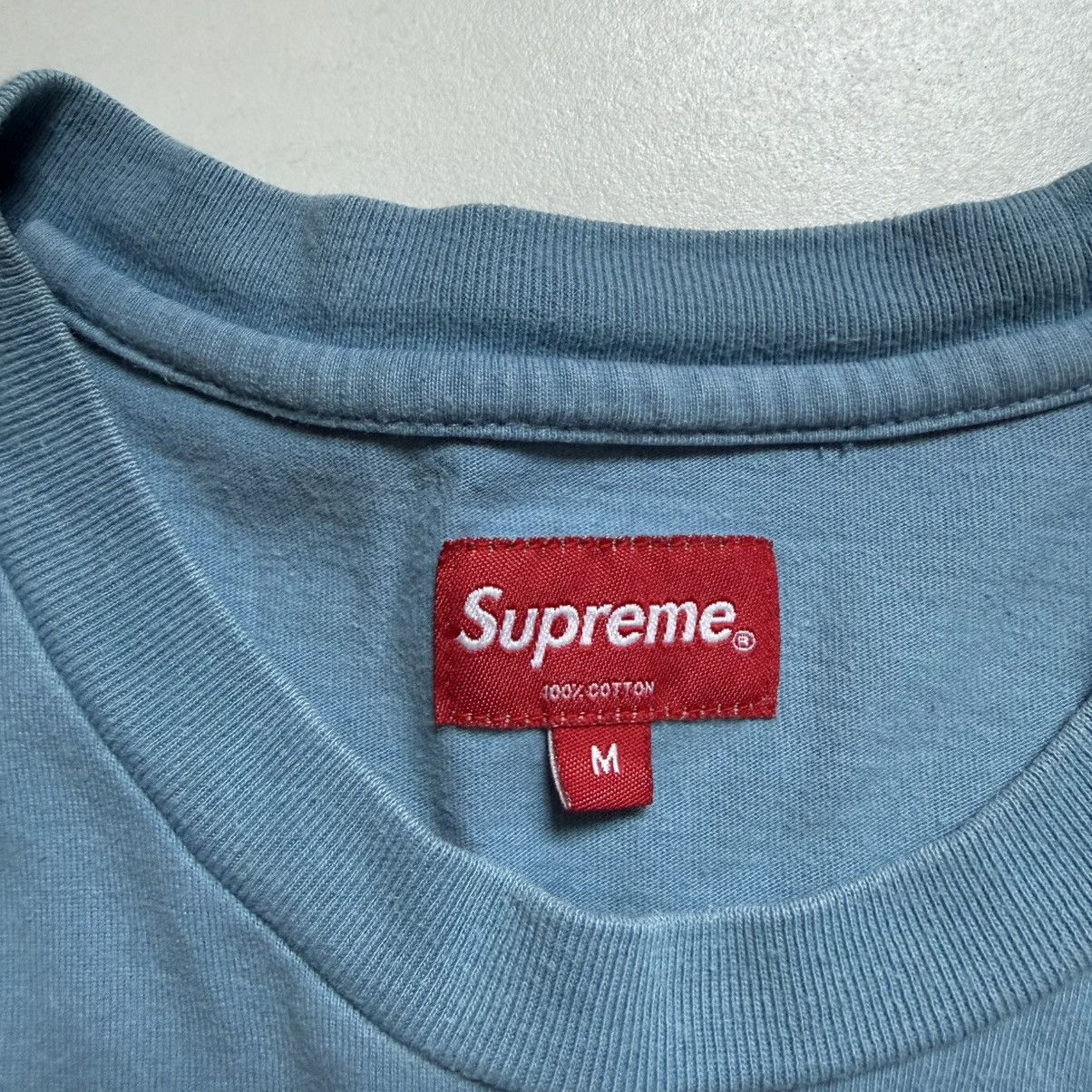 Supreme Supreme Woven Label L/S Top Slate FW20 Size US M / EU 48-50 / 2 - 5 Thumbnail