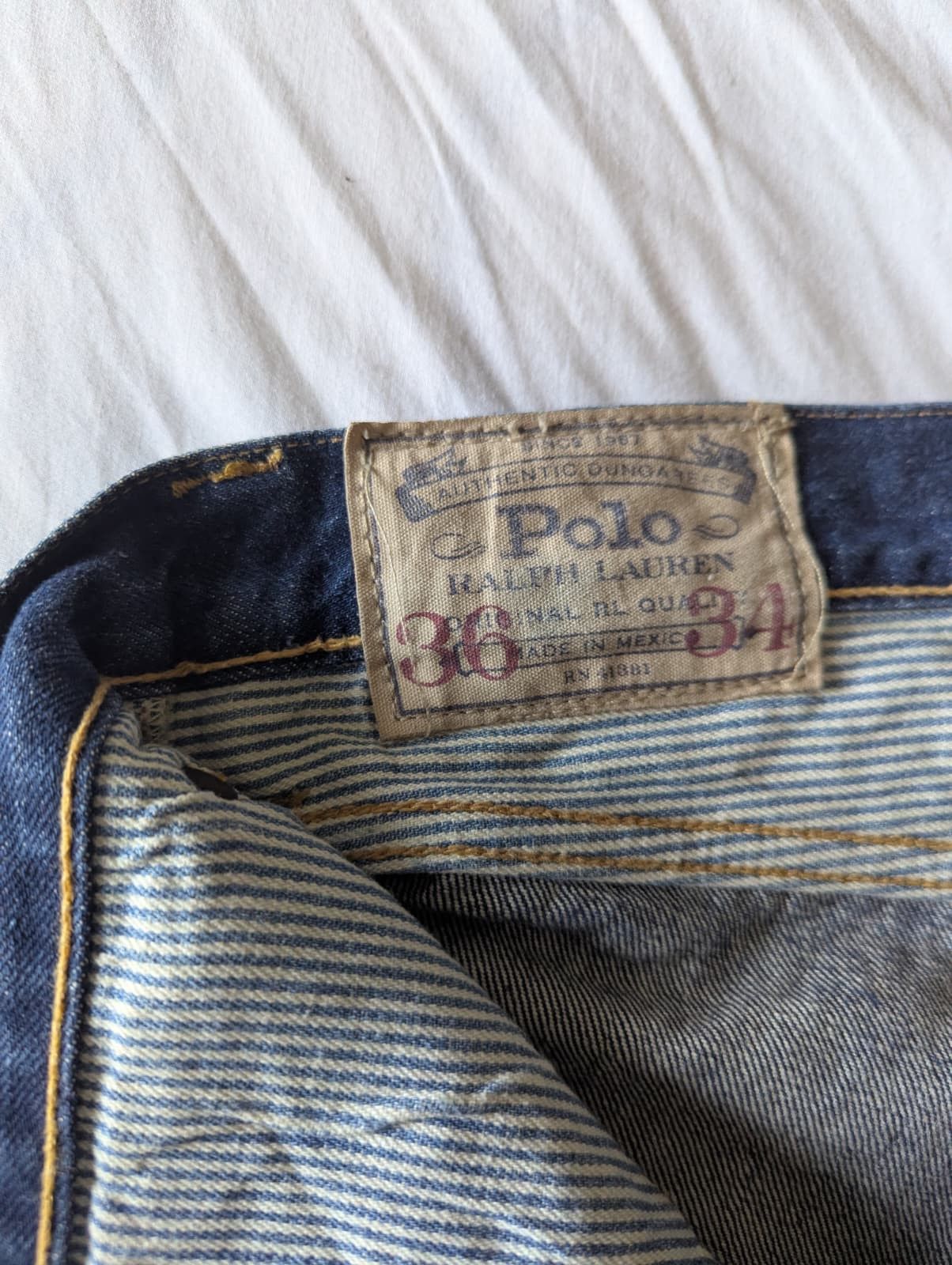 Other Polo by Ralph Lauren Vintage Jeans Size US 36 / EU 52 - 4 Thumbnail