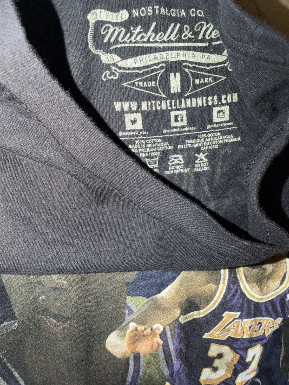 Mitchell & Ness LA Lakers Magic Johnson Mitchell & Ness hardwood classics T Size US M / EU 48-50 / 2 - 6 Thumbnail