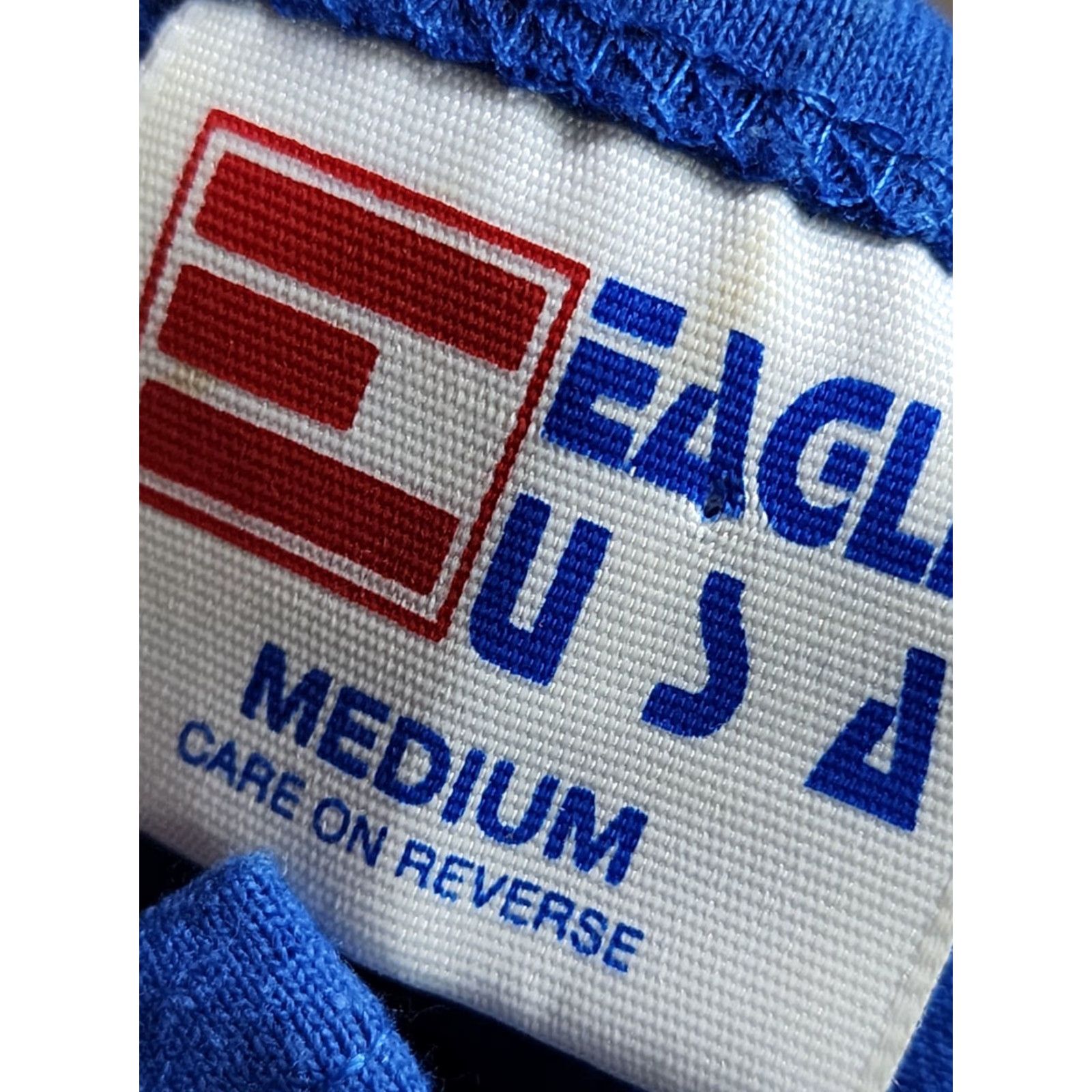 Vintage VINTAGE EAGLE USA Blue Henley Short Sleeve T-Shirt M 2000s Little League Baseball Retro Mens Size US M / EU 48-50 / 2 - 6 Thumbnail