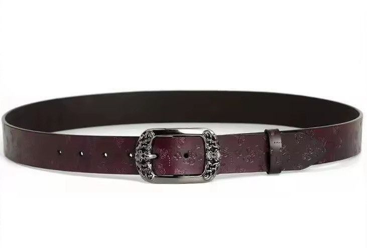 Other Stylish PU Leather Belt with Decorative Buckle Y2k Size ONE SIZE - 3 Thumbnail