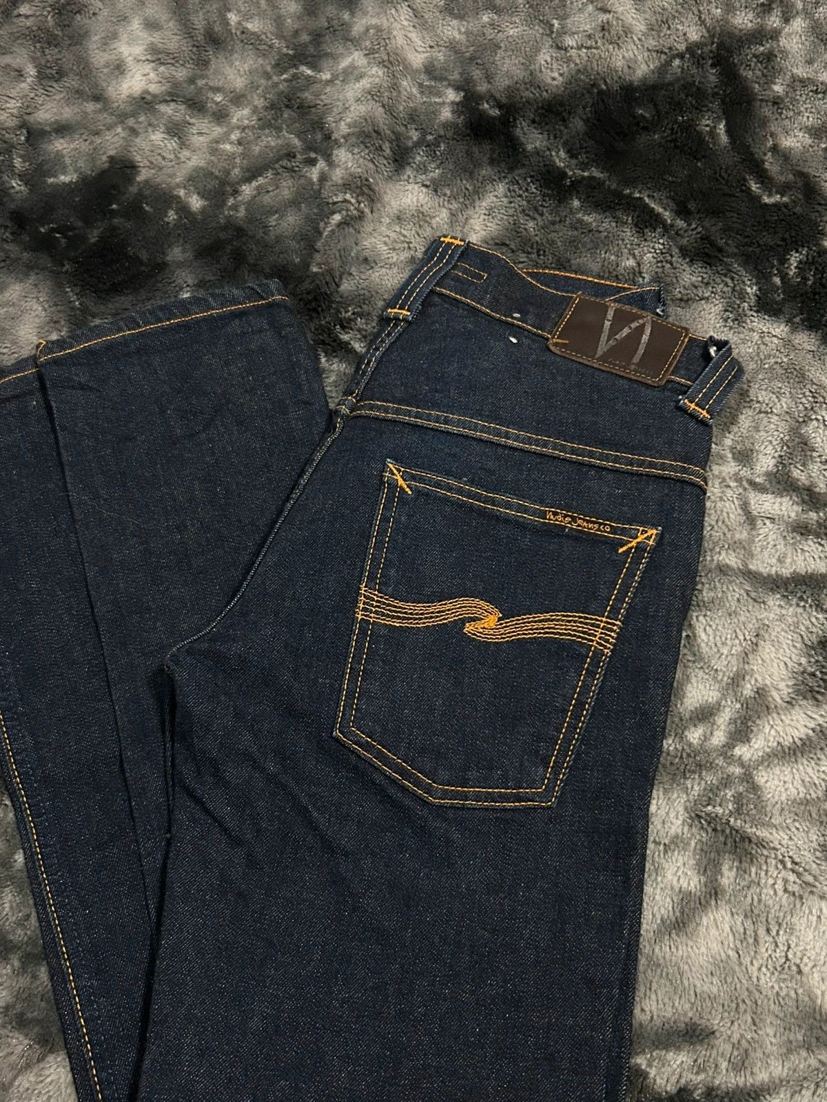 Nudie Jeans Nudie Jeans Tape Ted W28 L32 Skinny Jeans Raw Denim Size US 28 / EU 44 - 3 Thumbnail