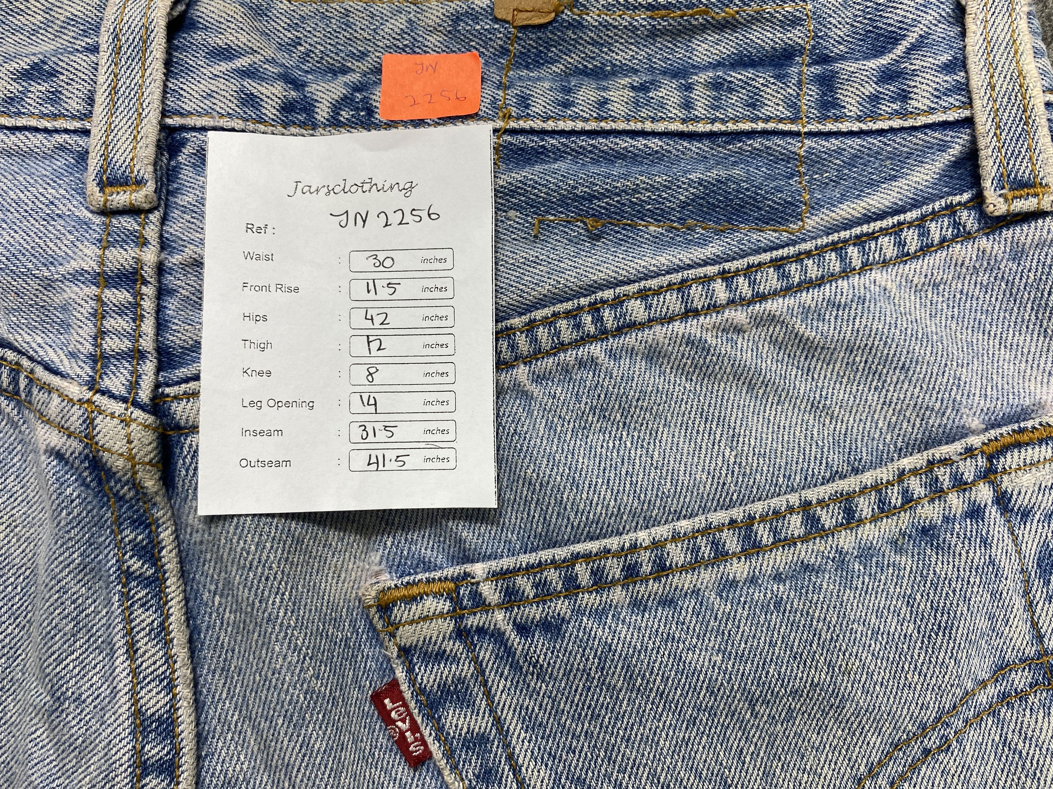 Levi's Light Wash Vintage Levi's 501 Jeans 30x31.5 Denim JN2256 Size US 30 / EU 46 - 8 Thumbnail