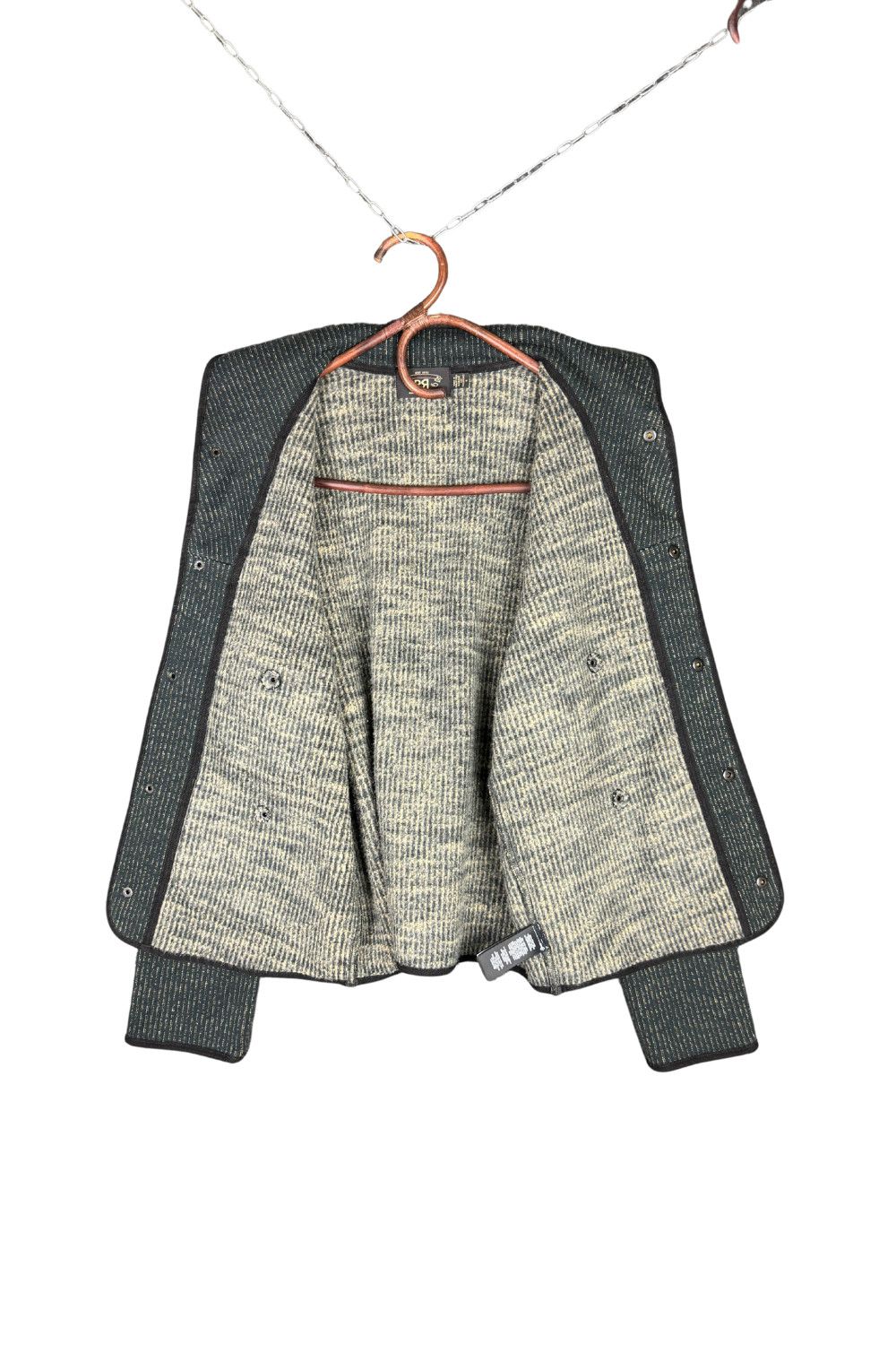 Polo Ralph Lauren 09AW RRL Double RL Shawl Collar Textured Knit Work Jacket Size US M / EU 48-50 / 2 - 3 Thumbnail