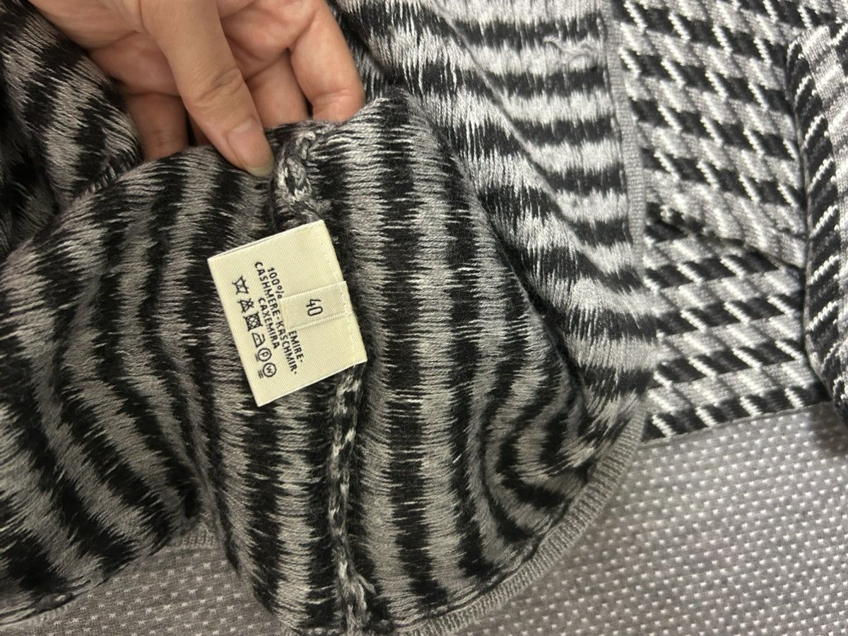 Hermes Hermès dress 100% cashmere with cowl houndstooth Size M / US 6-8 / IT 42-44 - 5 Thumbnail