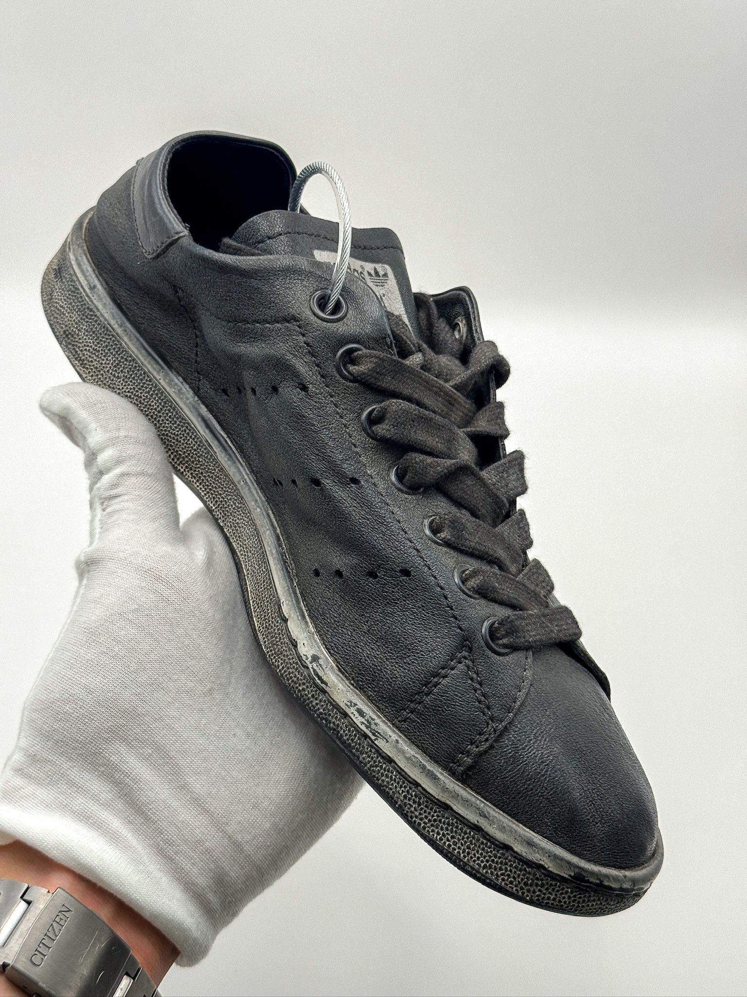 Adidas × Balenciaga Balenciaga x Adidas Stan Smith Distressed Leather Sneakers Size US 6 / IT 36 - 6 Thumbnail