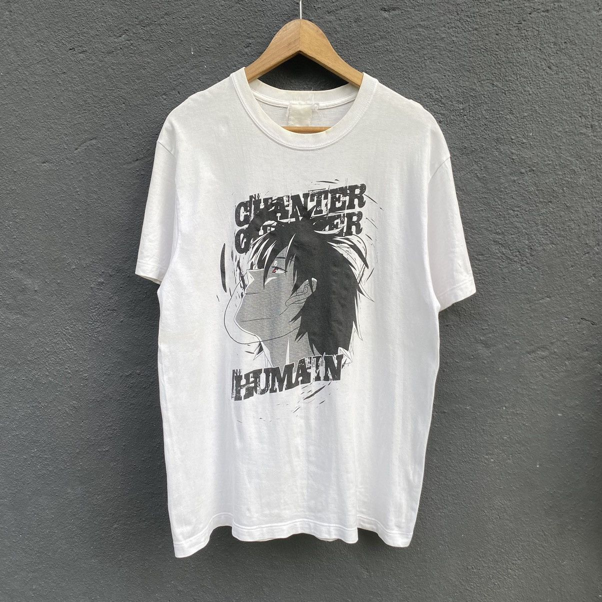 Anime Thrashed Vintage Y2K Evangelion Neon Genesis ERD GRUNGE TEE Size US L / EU 52-54 / 3 - 1 Thumbnail