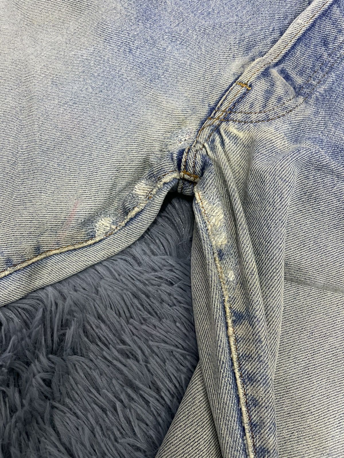 Levi's × Vintage Vtg 501 selvedges distressed denim pant Size US 30 / EU 46 - 6 Thumbnail