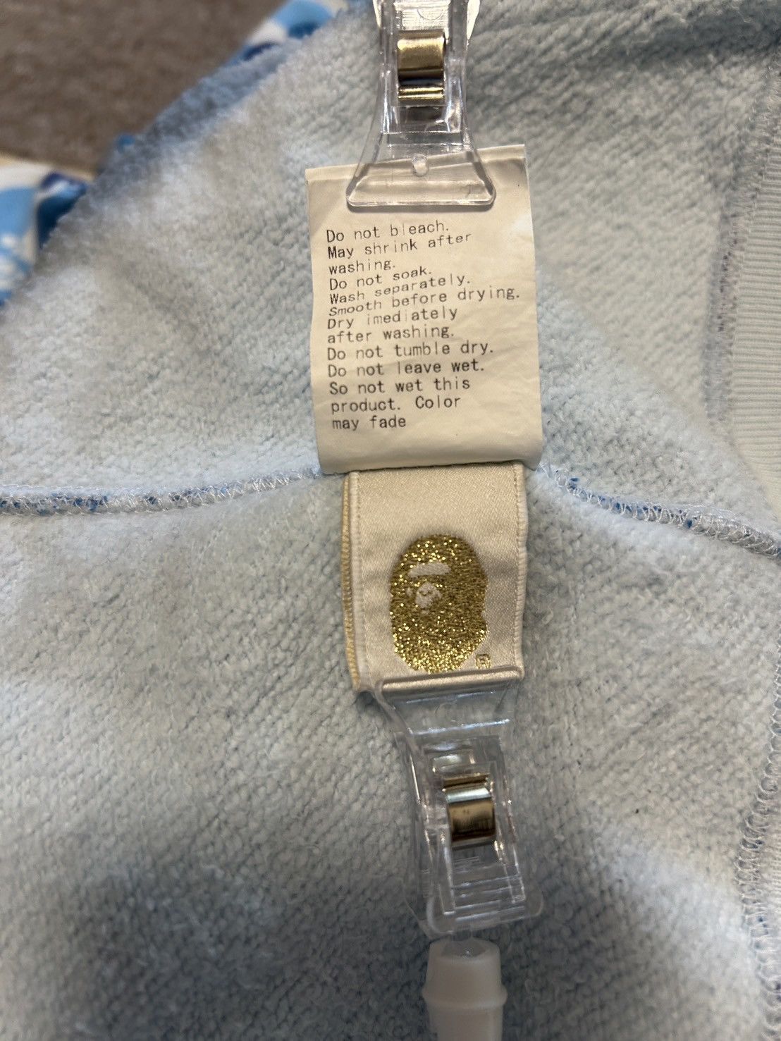 Bape OG Bape Baby Milo Camo Blue Full Zip Hoodie Size US S / EU 44-46 / 1 - 10 Thumbnail