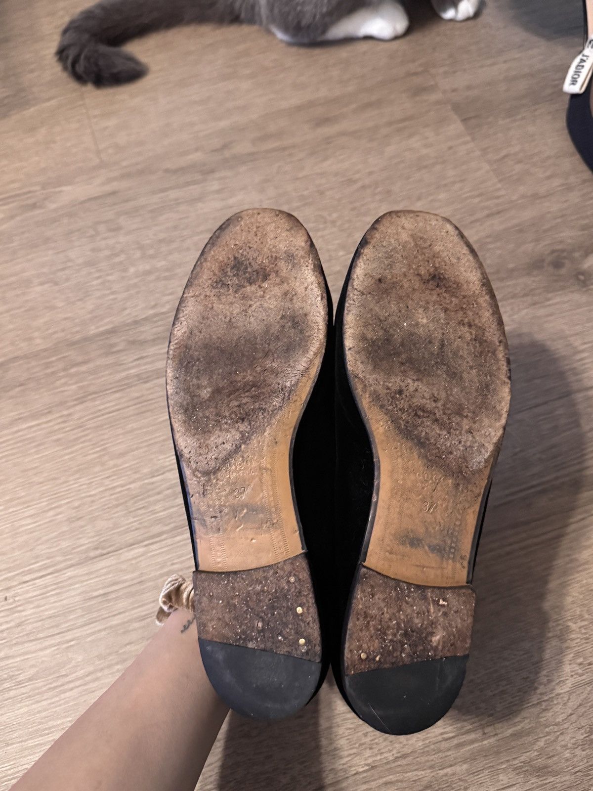 Gucci Women’s Gucci Jordaan Loafer Size US 7 / IT 37 - 6 Thumbnail