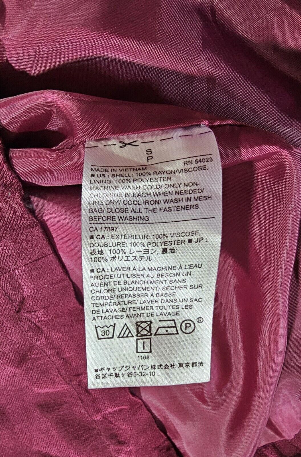 Banana Republic Banana Republic beet root fall 2018 Bomber jacket Full Zip S Size S / US 4 / IT 40 - 9 Thumbnail
