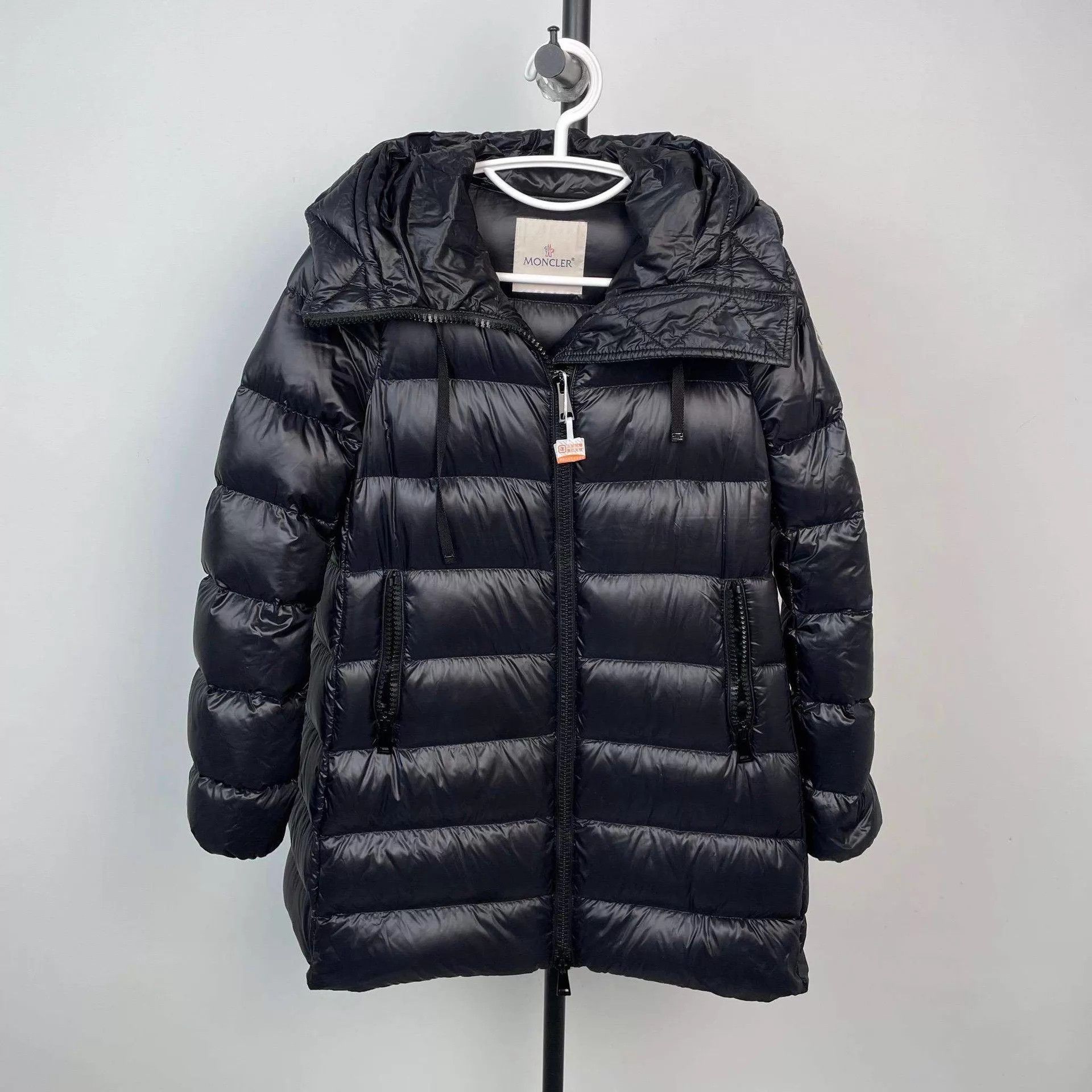 Moncler Moncler black logo puffer jacket 0 Size XS / US 0-2 / IT 36-38 - 1 Thumbnail
