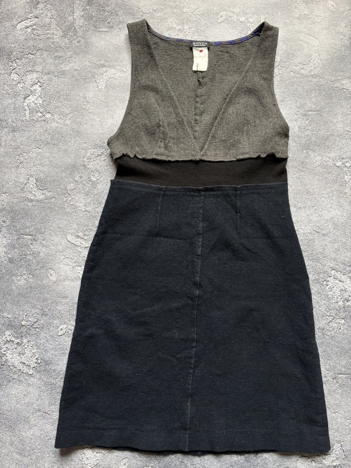 Sonia Rykiel Vintage Sonia Rykiel Luxury Women’s Wool Dress Rare Size M / US 6-8 / IT 42-44 - 2 Thumbnail