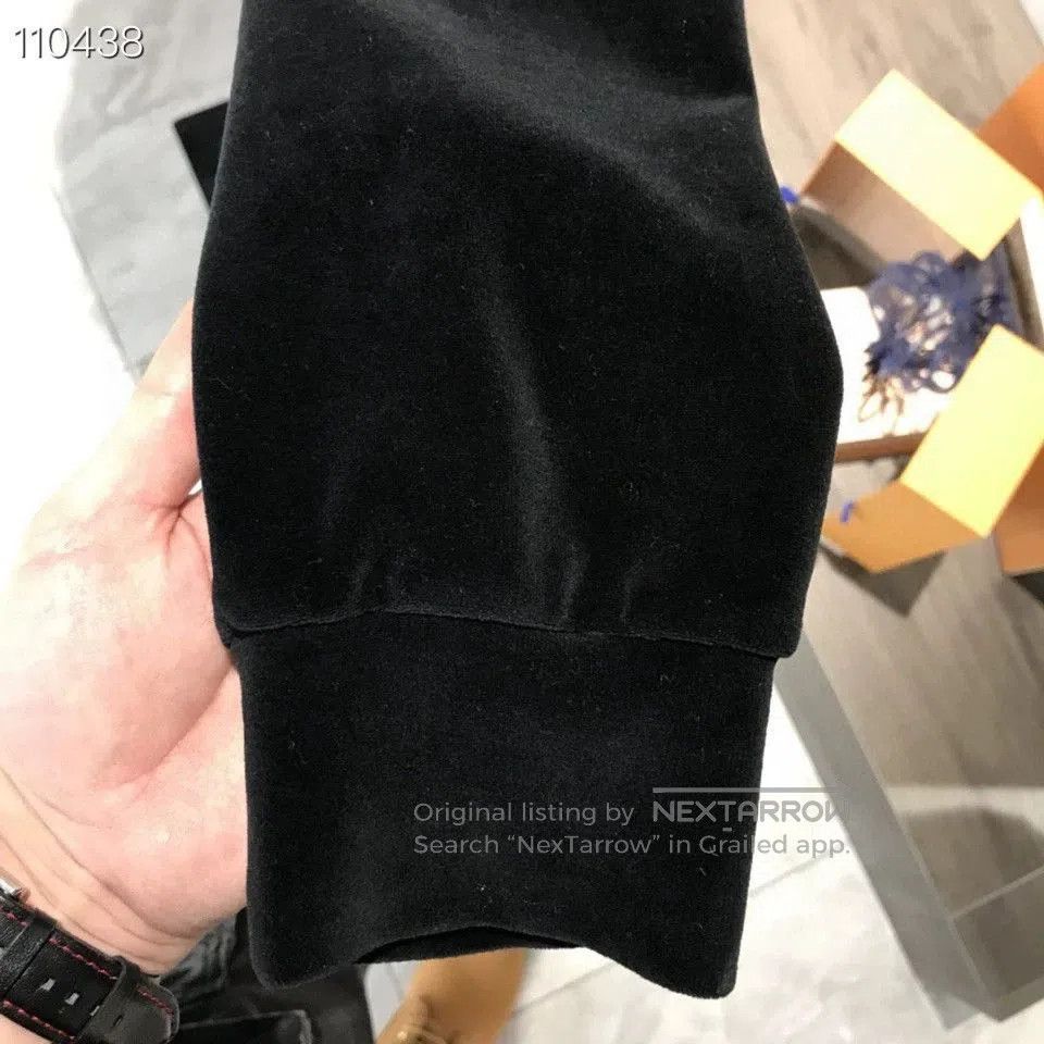 Gucci Gucci Black Velvet Sweatshirt L. Size US L / EU 52-54 / 3 - 4 Thumbnail