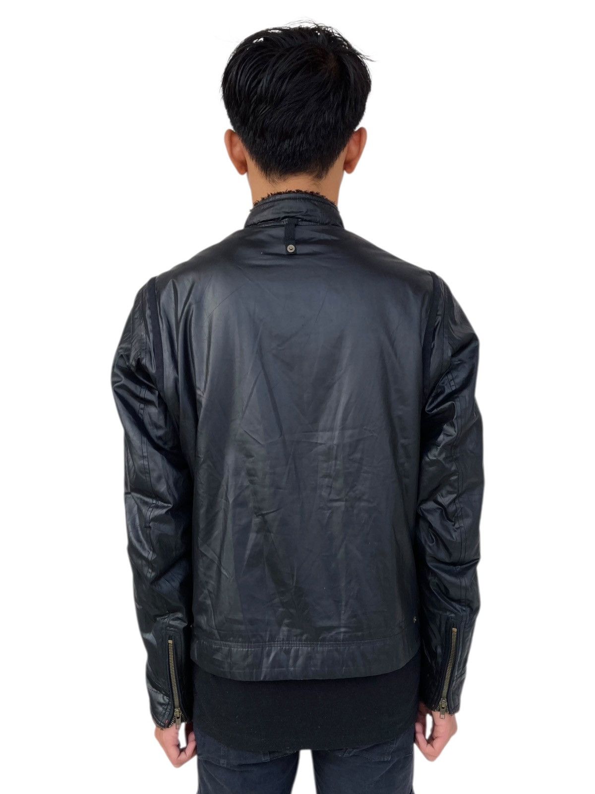 14th Addiction 1990s Ball Italy - Nylon Biker Jacket Size US L / EU 52-54 / 3 - 5 Thumbnail