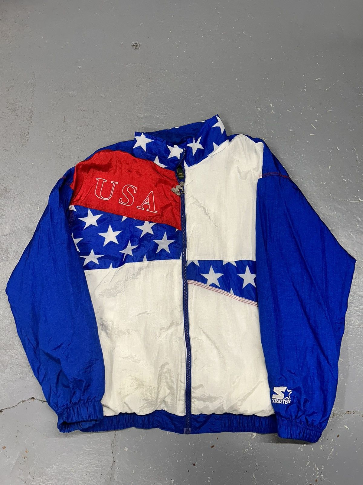 Starter Crazy Vintage Essential USA 1996 Olympic Starter Windbreaker Size US L / EU 52-54 / 3 - 1 Thumbnail