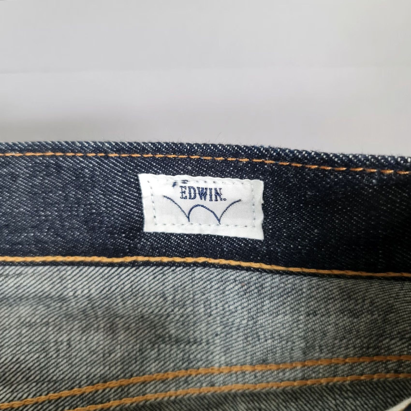 Edwin Edwin Jeans Blue W26 L34 Rainbow Selvedge Raw Japanese Denim Tapered Regular Fit Jeans Mens Size US 26 / EU 42 - 7 Thumbnail
