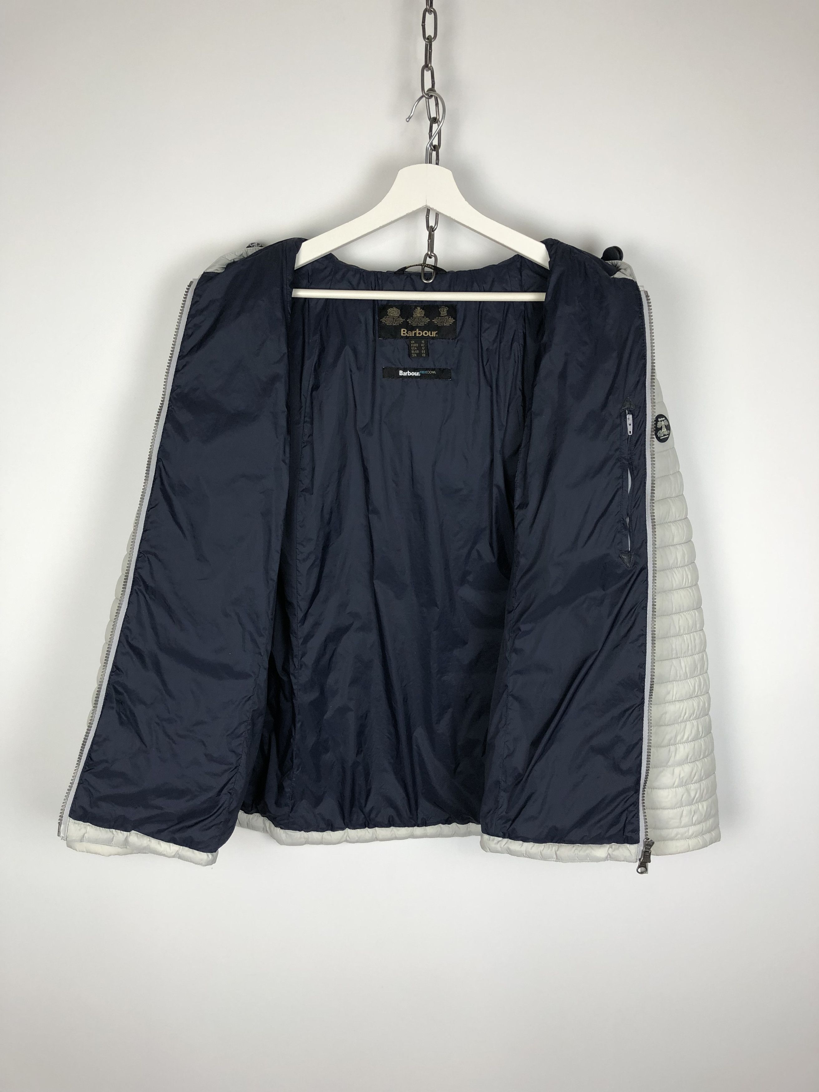 Barbour Barbour Fibre Down Puffer Jacket White size US12 EU42 Size XL / US 12-14 / IT 48-50 - 10 Thumbnail