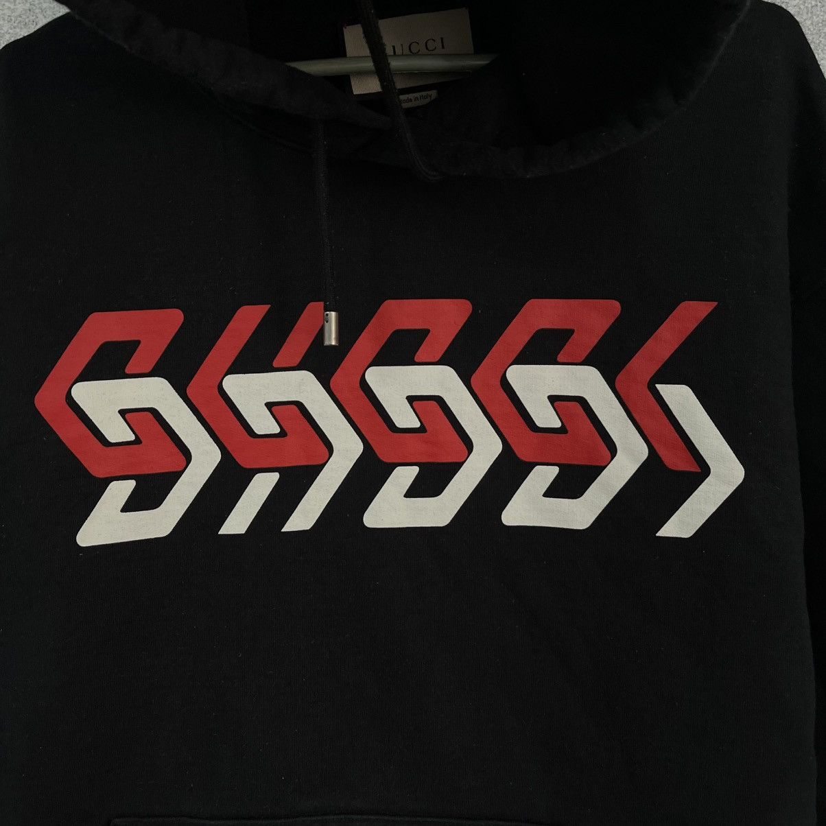 Gucci Gucci Hoodie Big Logo Black Size US M / EU 48-50 / 2 - 7 Thumbnail