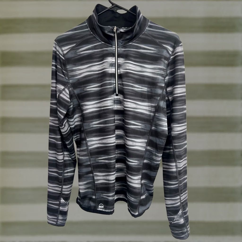 Ralph Lauren Lauren Ralph Lauren Active Women's 1/4 Zip Jacket Black Size L Size L / US 10 / IT 46 - 1 Thumbnail