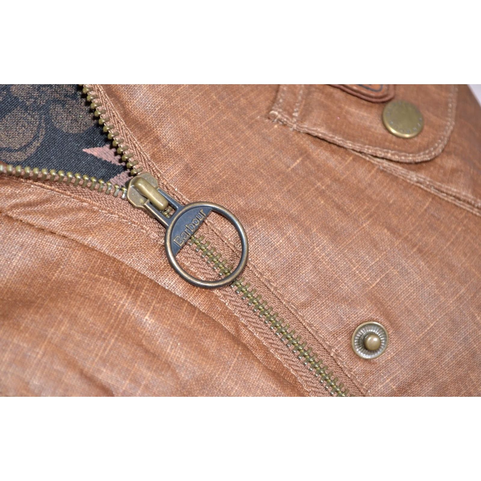 Barbour Barbour Jacket Womens Linen Short Belted Size UK8 US4 Brown Linen Jacket Belted Barbour Womens 8 Linen Jacket Brown Belted Casual Jacket Womens Size M / US 6-8 / IT 42-44 - 7 Thumbnail