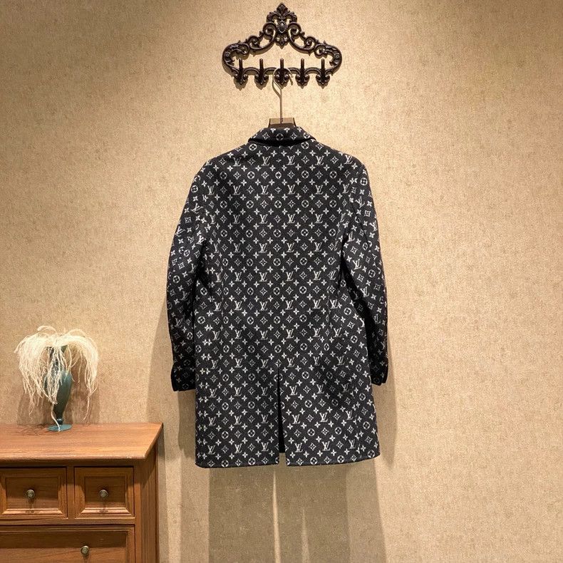 Louis Vuitton Louis Vuitton Black presbyopic print reversible coat Size XS / US 0-2 / IT 36-38 - 2 Thumbnail