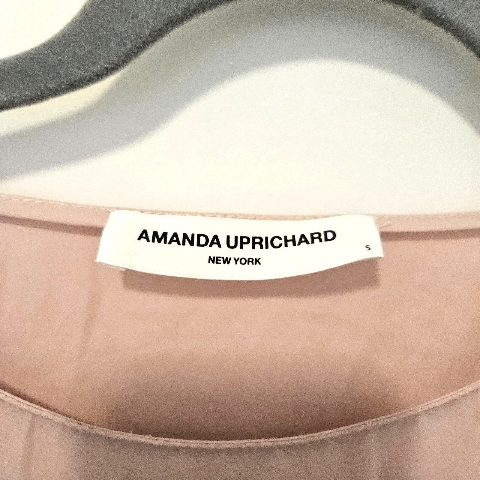 Amanda Uprichard Amanda Uprichard Blush Pink Blouse Ruffle Short Sleeve Top S Size S / US 4 / IT 40 - 2 Thumbnail