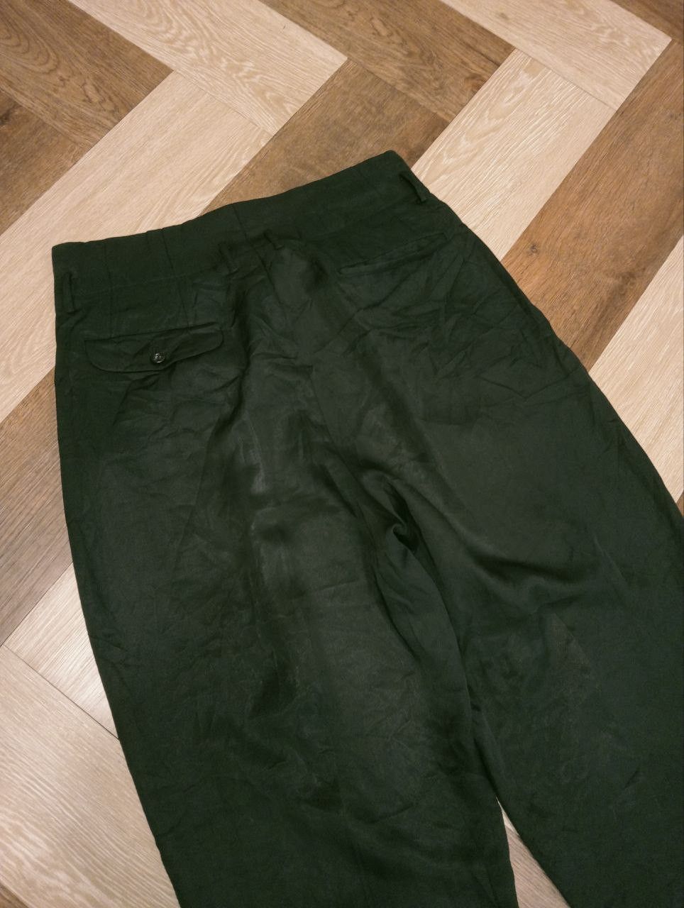 Comme des Garcons Homme Plus COMME DES GARCONS HOMME PLUS BAGGY POLYESTER TROUSER Size US 34 / EU 50 - 9 Thumbnail