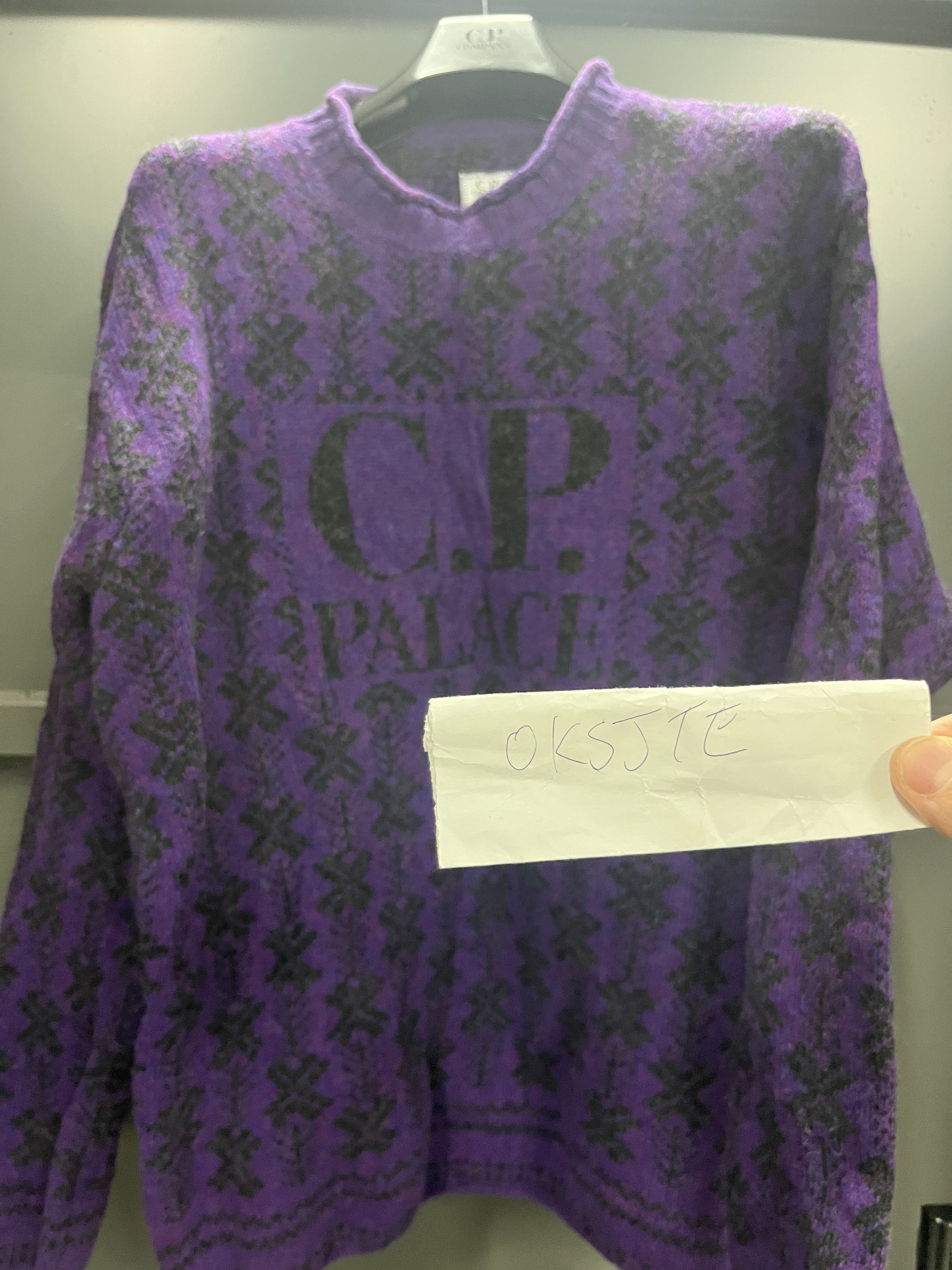 C.P. Company × Palace CP Company x PALACE JACQUARD KNIT XL Size US XL / EU 56 / 4 - 1 Thumbnail