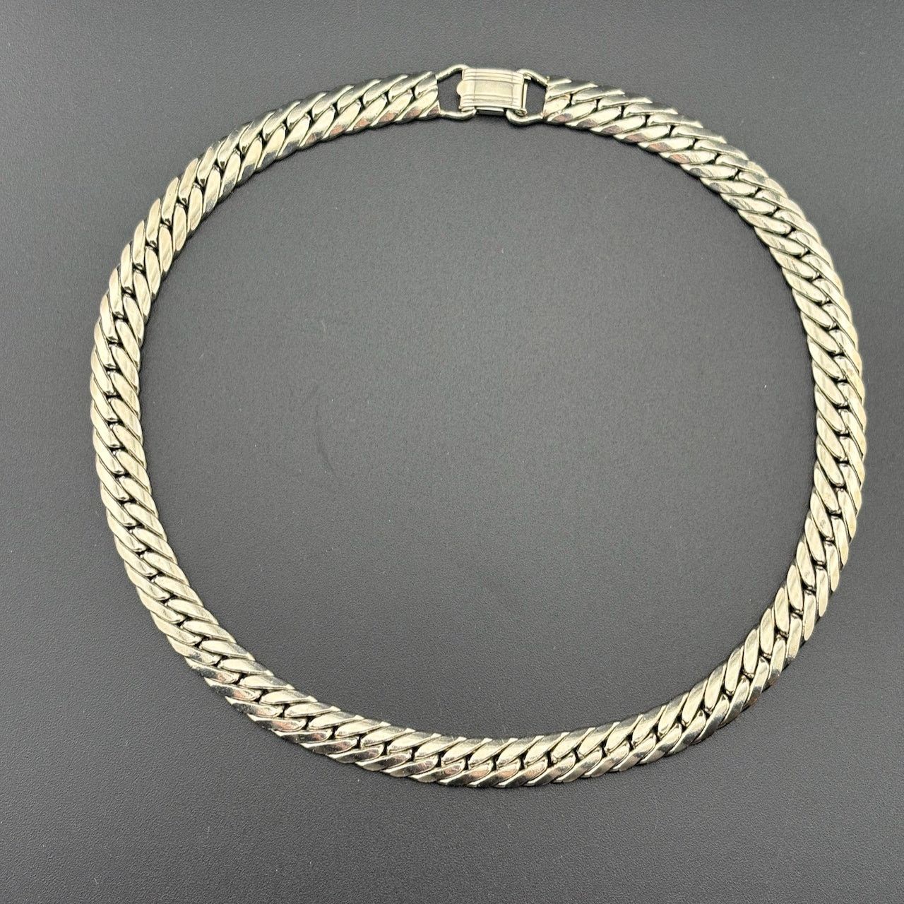 Other Signed Coro Vintage Silver Tone Chunky Chain Necklace 15" Size ONE SIZE - 1 Thumbnail