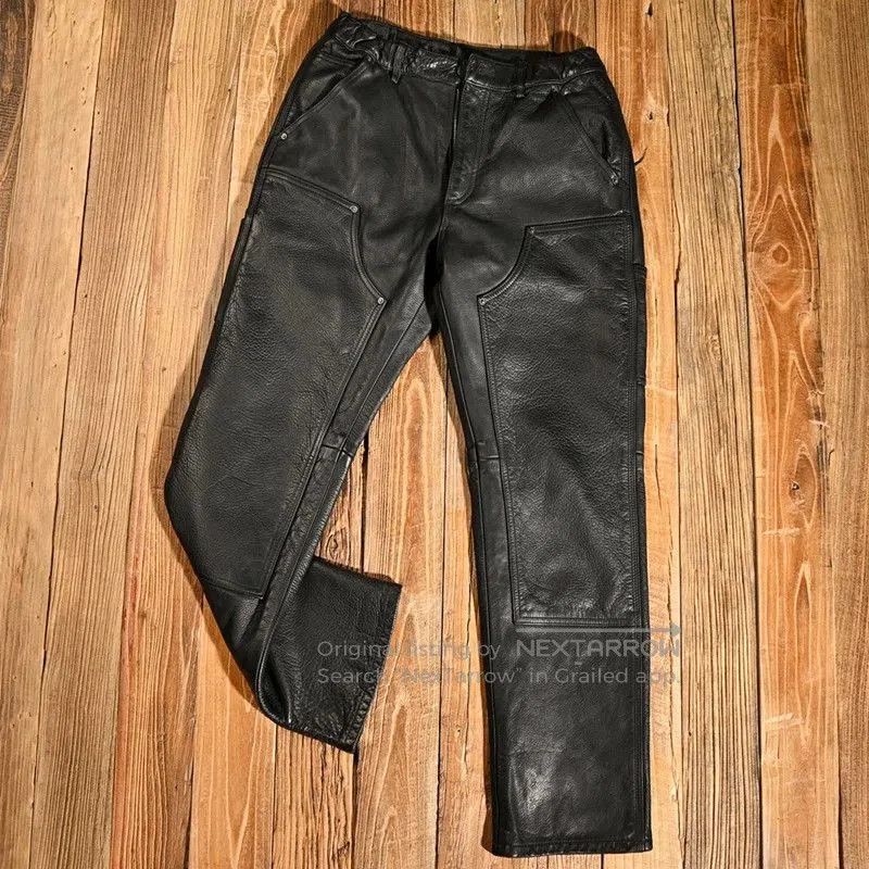 Other Japanese Retro Cowhide Leather Pants. Size US 28 / EU 44 - 1 Thumbnail