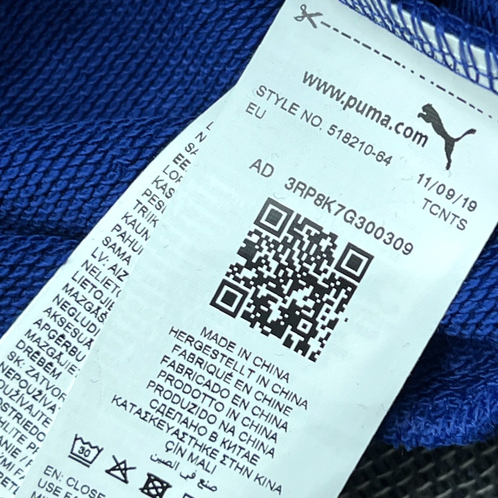 Puma PUMA Norway 2019 International Team Womens Jacket Hoodie Sz M Blue Sweatshirt Track Jacket Full Zip Size L / US 10 / IT 46 - 7 Thumbnail