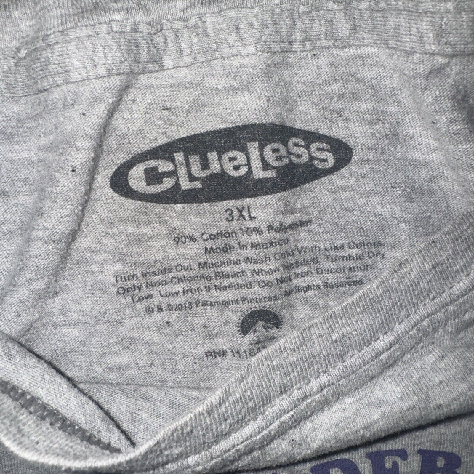 Vintage Clueless Mr. Hall’s Debate Team T-Shirt Gray 3XL 23x23 Size US XXL / EU 58 / 5 - 3 Thumbnail