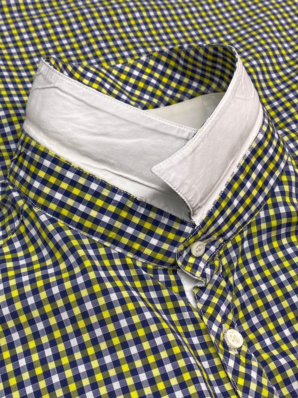 Alexander McQueen Alexander McQueen Checked Short Sleeve Shirt Button Up Size US M / EU 48-50 / 2 - 17 Thumbnail