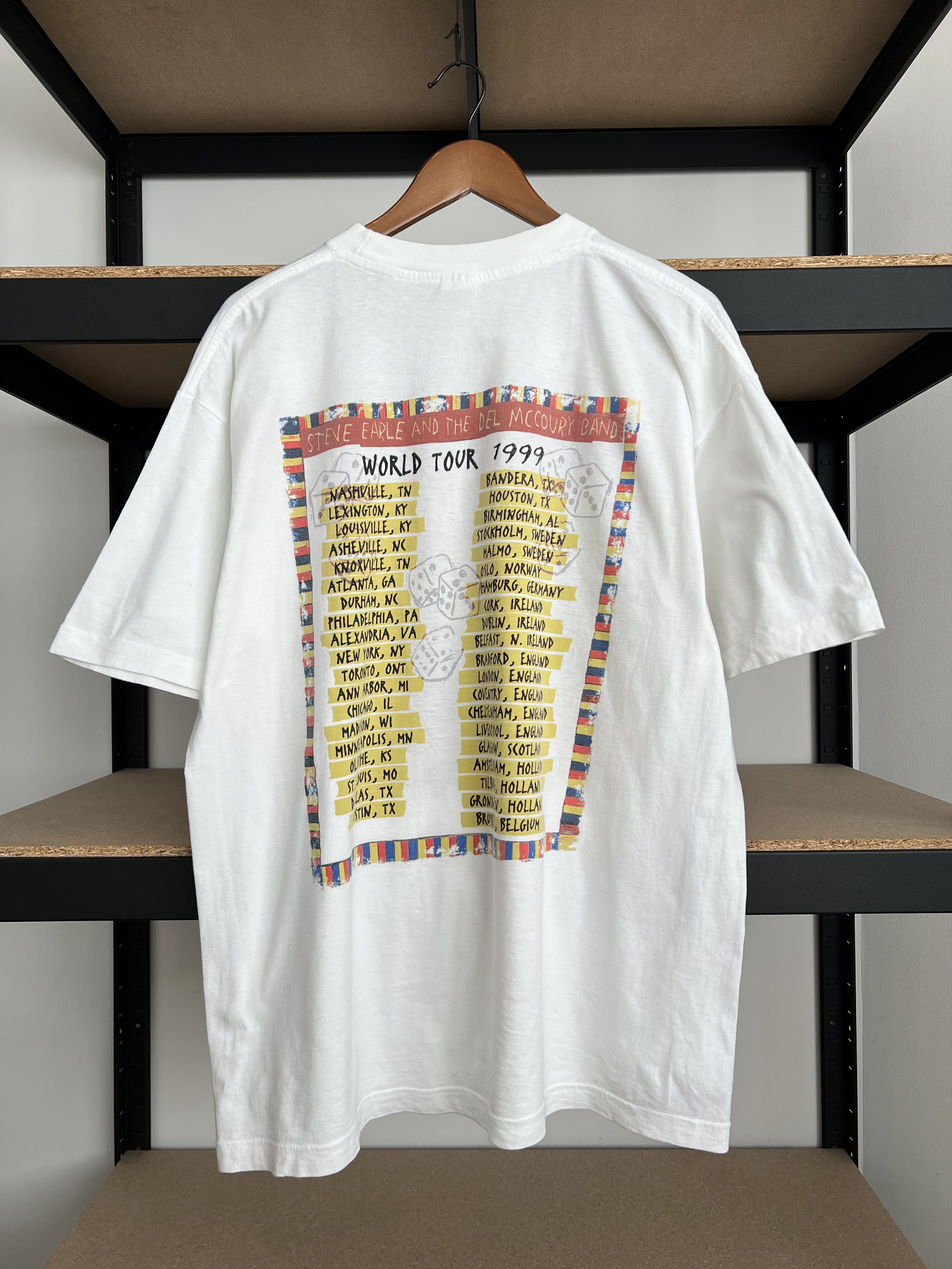 Band Tees Vintage 1999 Steve Earle and the Del Mccoury Band T-shirt Size US XL / EU 56 / 4 - 2 Thumbnail