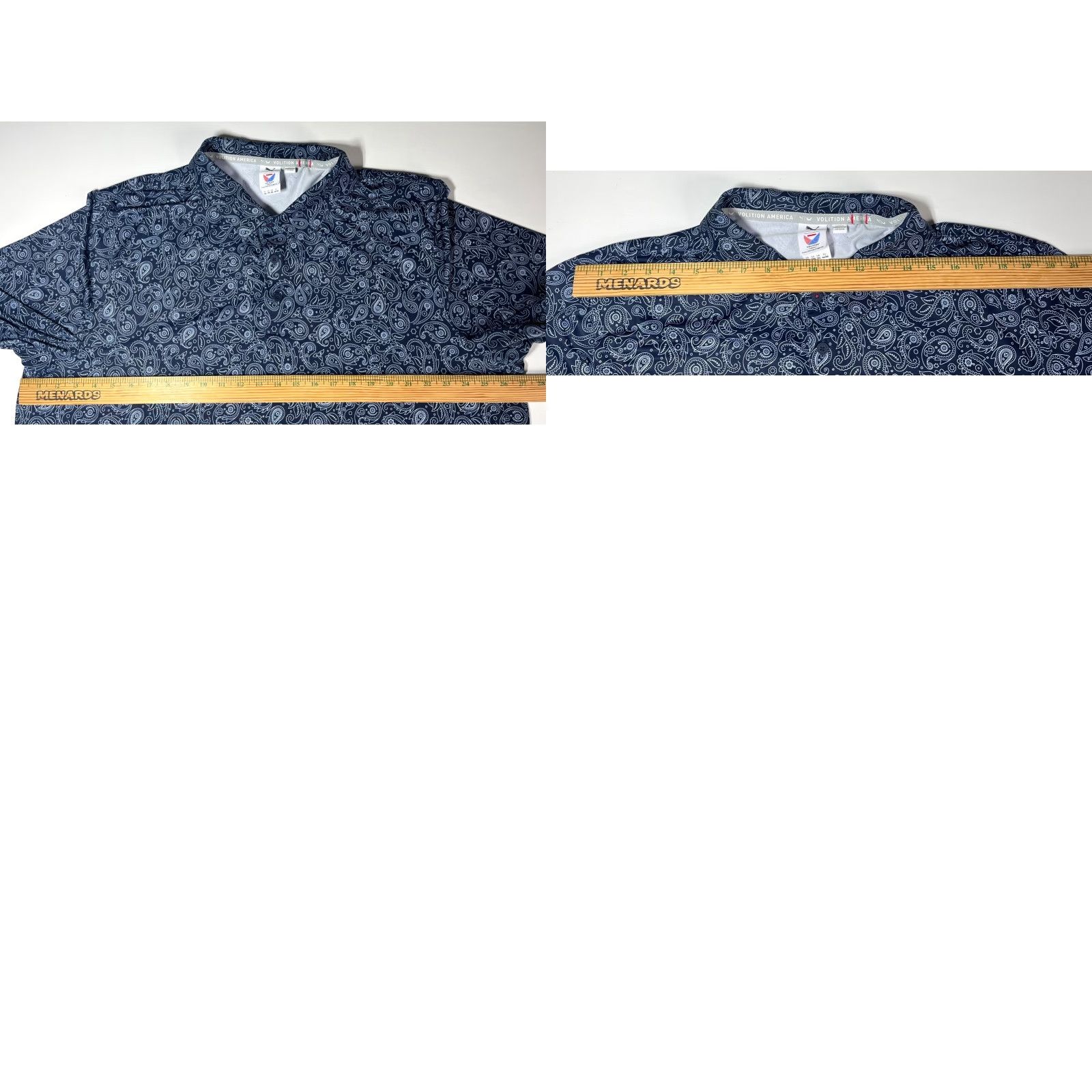 Puma MEN'S PUMA Volition Bandana Golf Polo Shirt POLO Shirt XXL BLUE Paisley 535303 Golf, Casual Mens Size US XXL / EU 58 / 5 - 9 Thumbnail