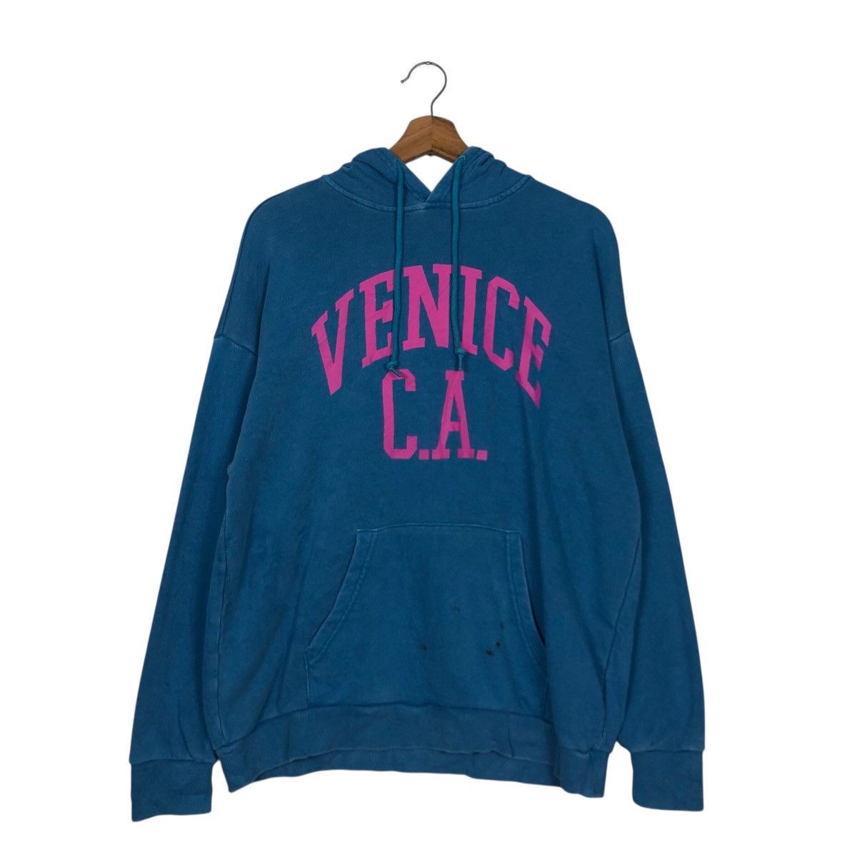 Japanese Brand 📌Vintage Venice Ca Hoodie Pull Over Big Logo Design Size US S / EU 44-46 / 1 - 13 Thumbnail