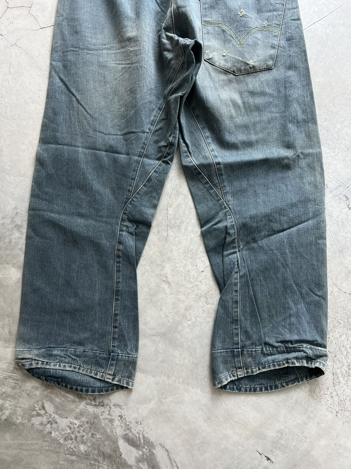 Levi's Levis Engineered Jeans Buckle Back Tag W32 Actual 33x28.5 Size US 32 / EU 48 - 6 Thumbnail