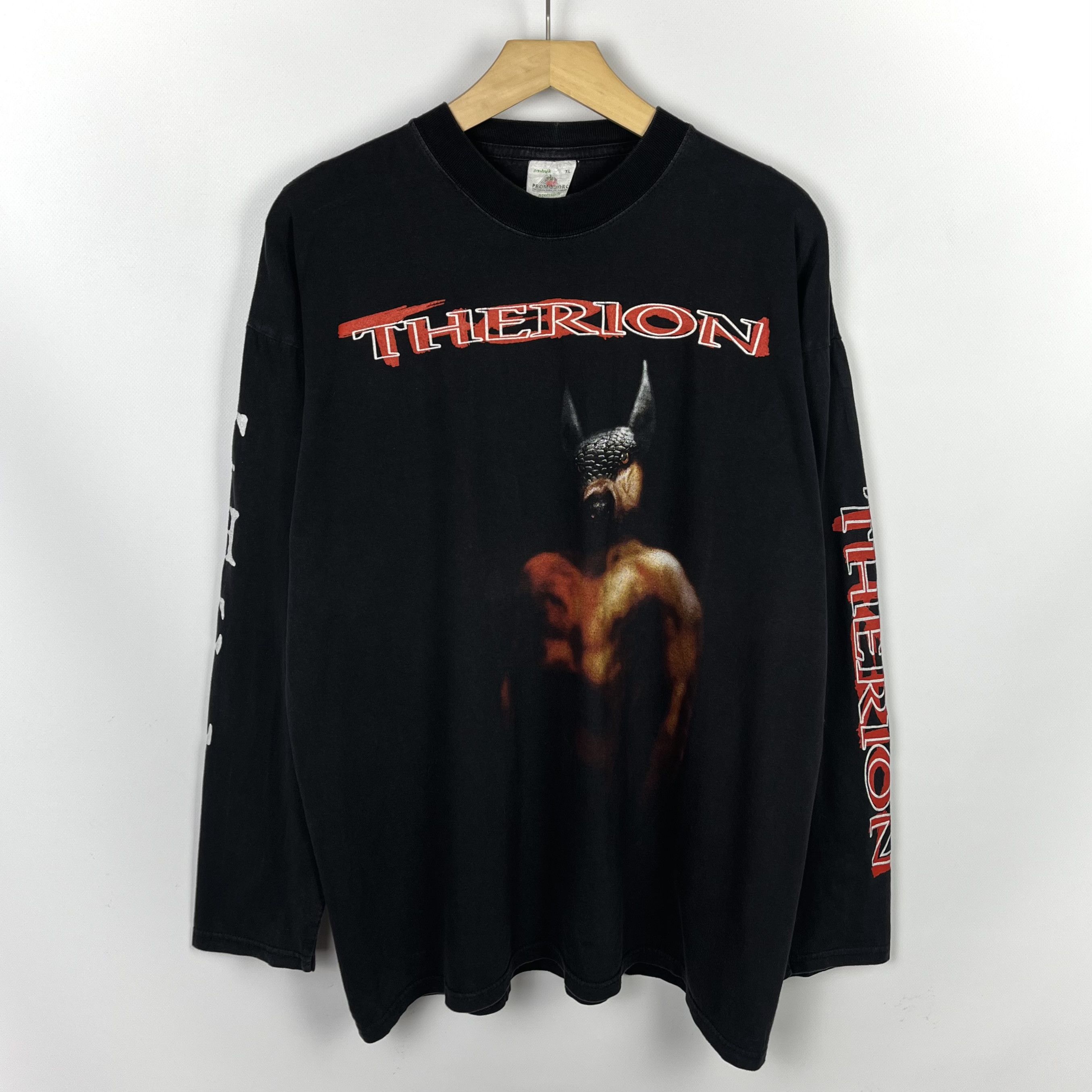 Vintage Therion Metal Rock Band Long Sleeve T Shirt 1990’s