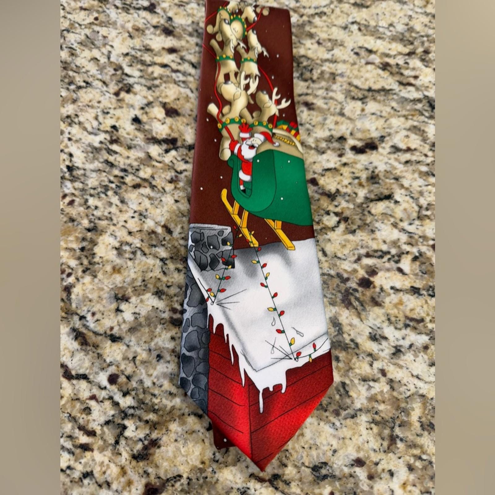 Other Tie Tales festive Christmas tie Santa & Reindeer Size ONE SIZE - 1 Thumbnail