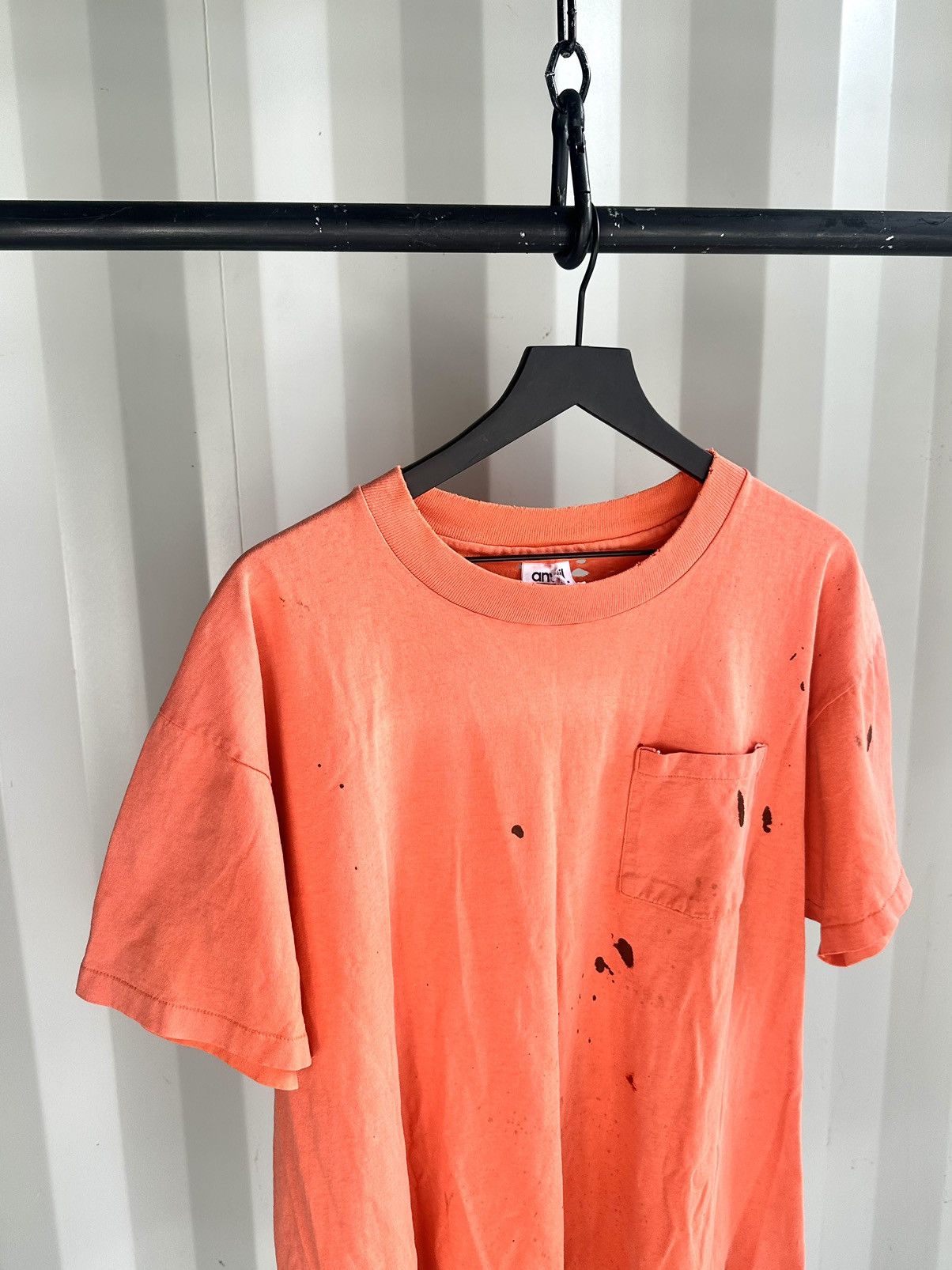 Vintage Thrashed Faded Distressed Painter Shirt Grunge Size US L / EU 52-54 / 3 - 2 Thumbnail