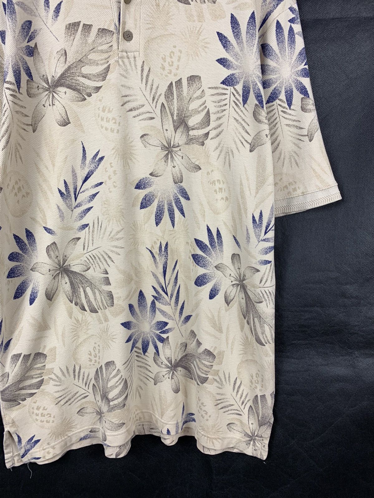 Cherokee Steals! Cherokee Hawaiian Style Floral Polo Tee Size US L / EU 52-54 / 3 - 4 Thumbnail