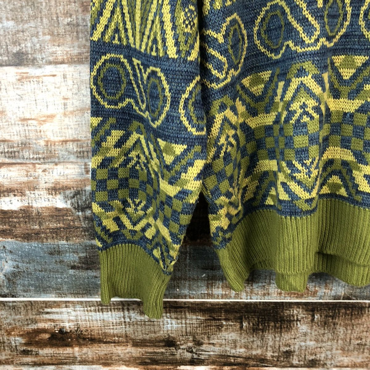 Homespun Knitwear DL Birs Eye View vintage Green Knitwear #C164 Size US M / EU 48-50 / 2 - 15 Thumbnail