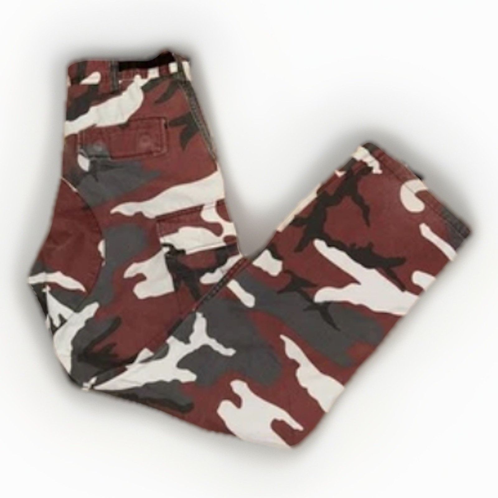Rothco × Vintage Vintage Rothco Red Camo Cargo Pants Military Tactical Y2K Size US 30 / EU 46 - 1 Thumbnail