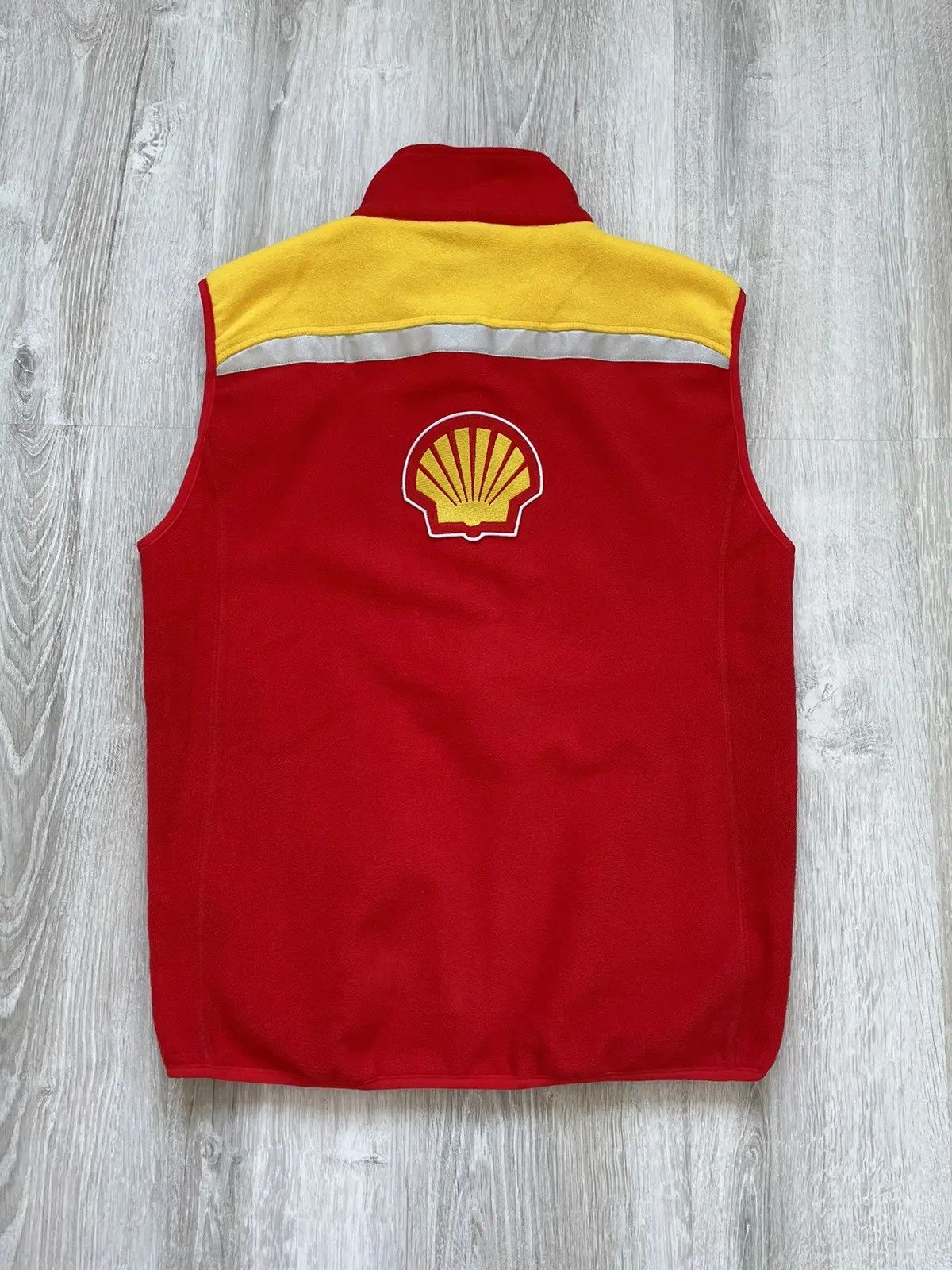DHL Vintage Shell V-Power Fleece Vest Size US S / EU 44-46 / 1 - 1 Thumbnail